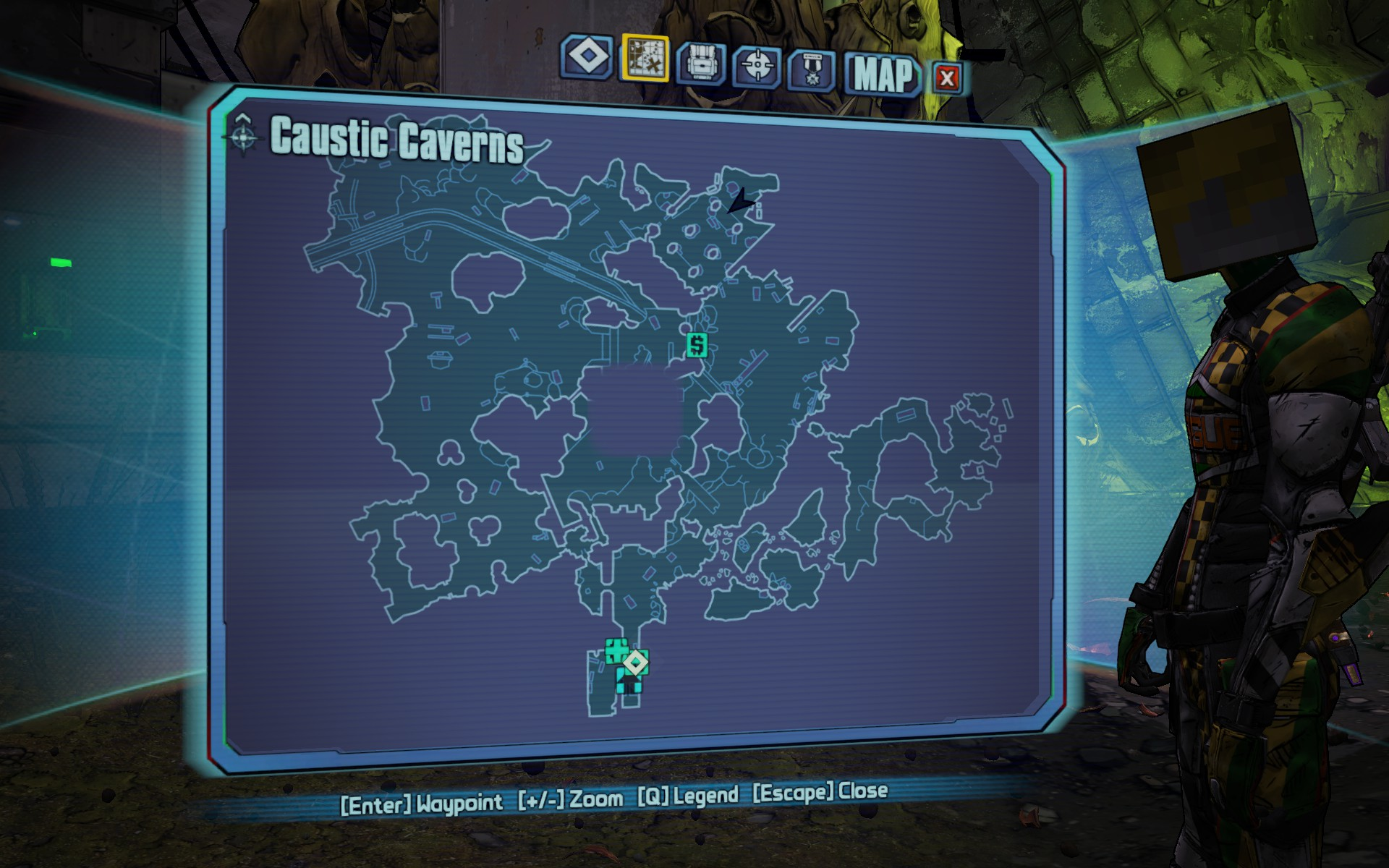 Caustic Caverns missions Borderlands Wiki Walkthroughs, Weapons
