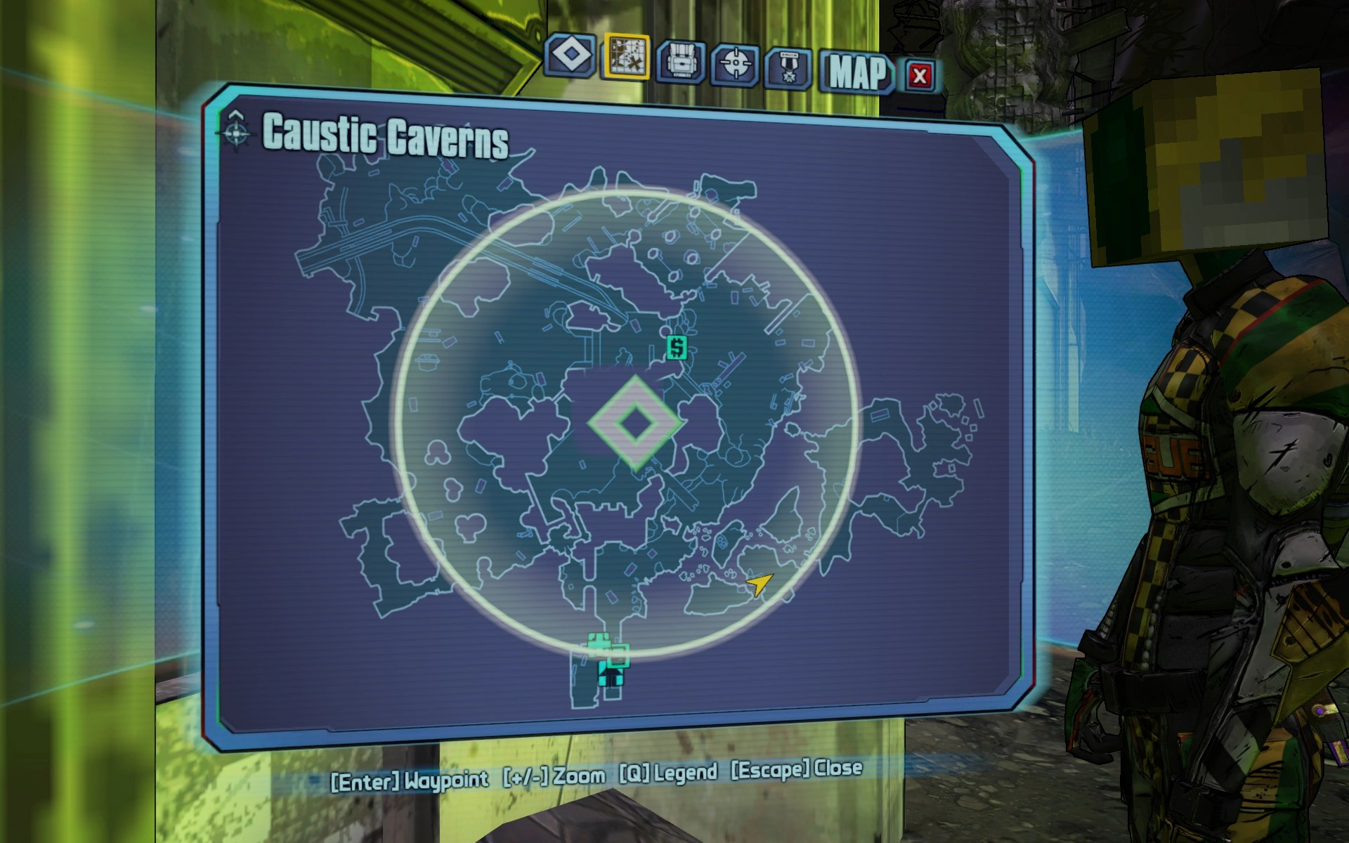 Caustic Caverns missions Borderlands Wiki Walkthroughs, Weapons