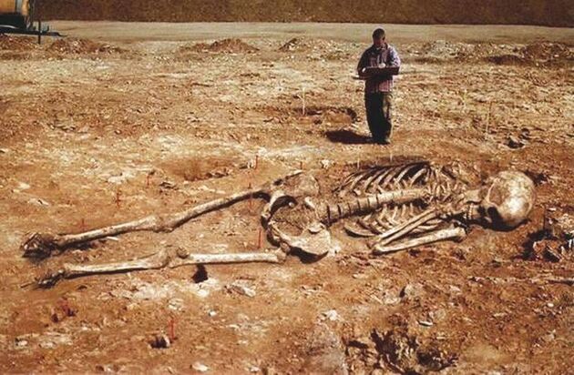 Skeleton in Sardinia