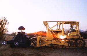 Return of Deathprobe - Laser against bulldozer