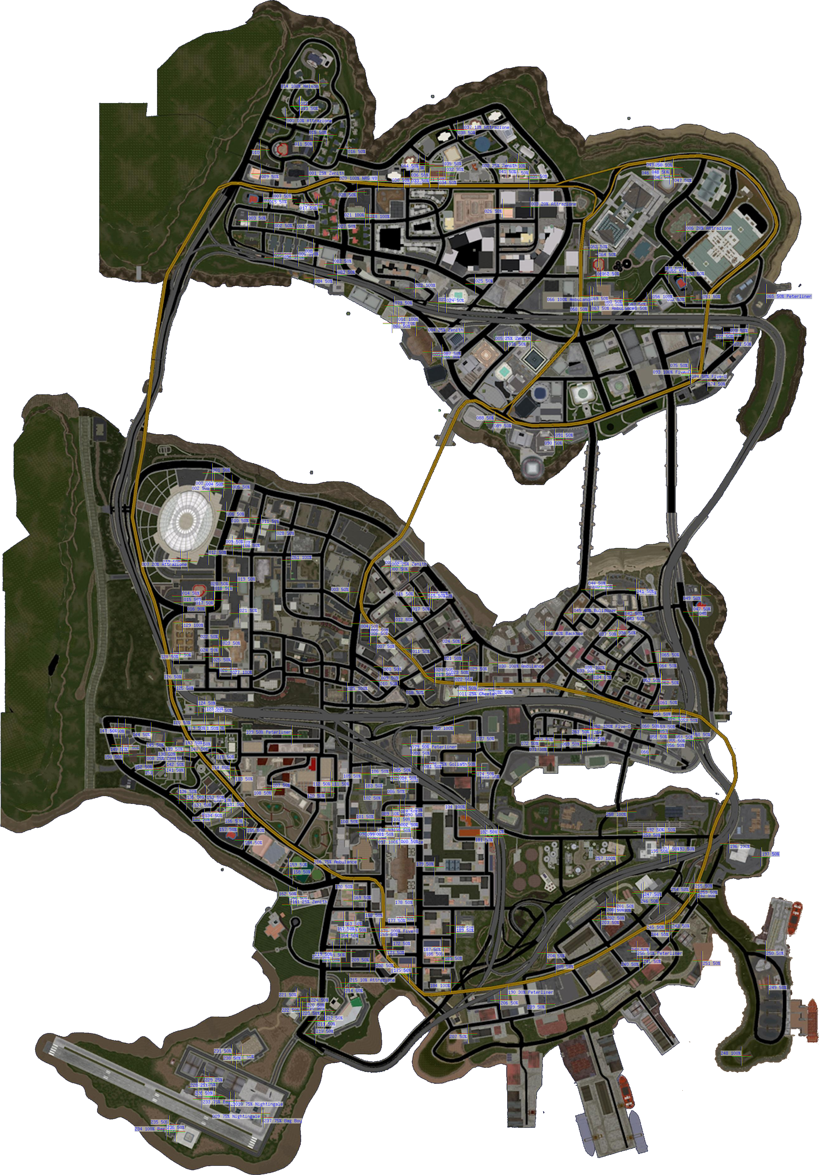 saints row 2 all 50 tagging locations