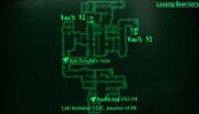 Vault 92 living quarters loc map
