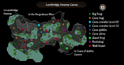 Swamp Caves map