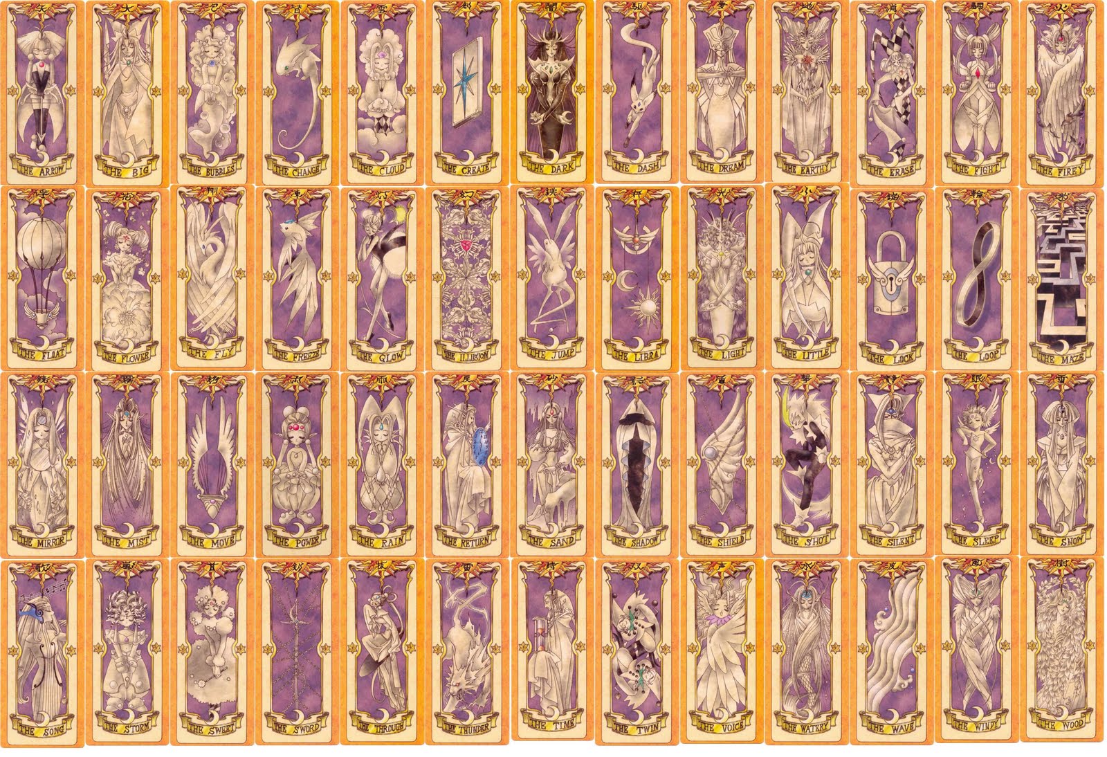 Les cartes de Clow Wiki Clamp