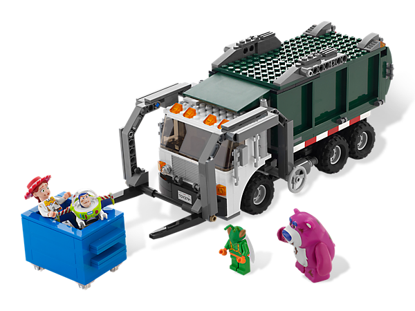 LEGO Toy Story (3) 7599_L'%C3%A9vasion_de_Buzz_et_Jessie_du_camion_poubelle