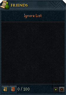 Ignore list