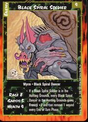 Black spiral dancer