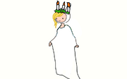 Fionna as the Ghost of Christmas Present