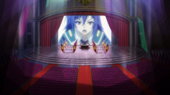 Medaka addressing the student body