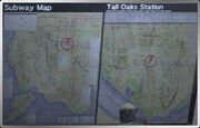 Tall Oaks subway map