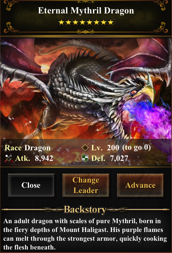 Eternal Mythril Dragon - Lord of the Dragons Wiki