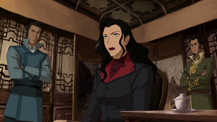 Asami hires the Triple Threat