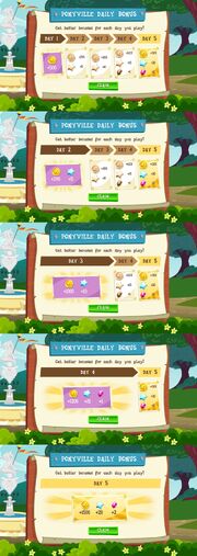 Ponyville Daily Bonus