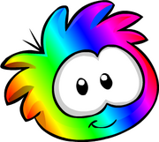 Rainbow puffle