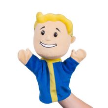 Vault boy puppet promotional photograph