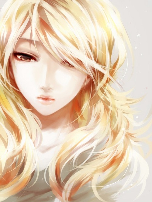 Anime anime girl blonde hair girl Favimcom 711669