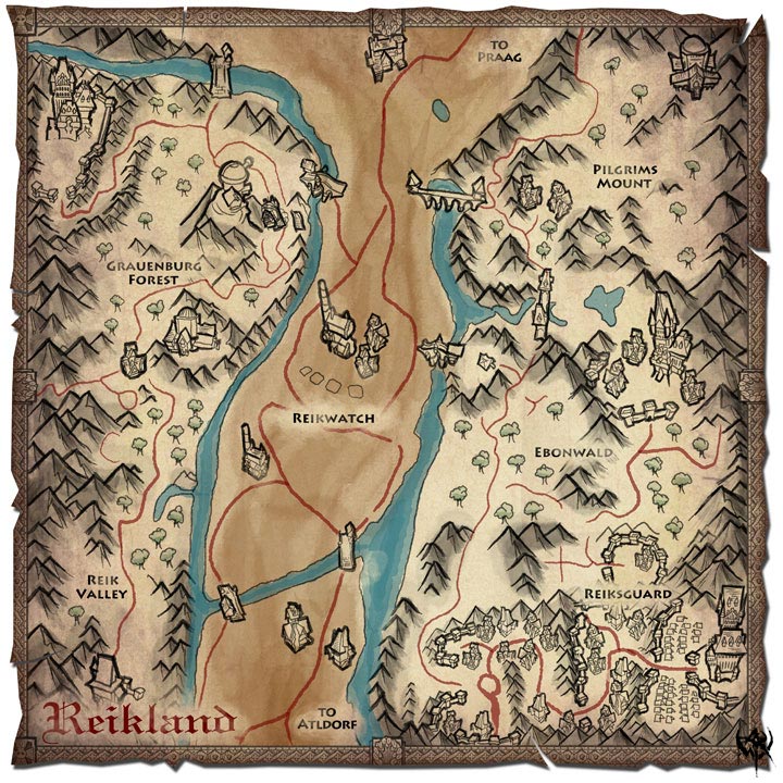 Warhammer Reikland Map