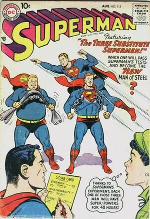 Cover for Superman #115 (1957)