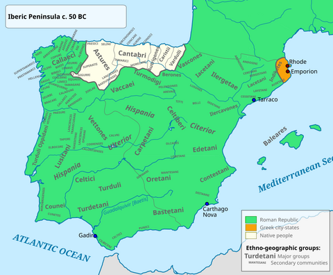 Iberian Peninsula - 50BC - Builders of Nations Wiki