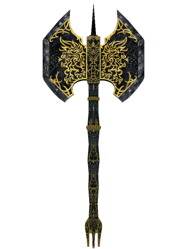 Ebony Battle Axe (Oblivion) - The Elder Scrolls Wiki