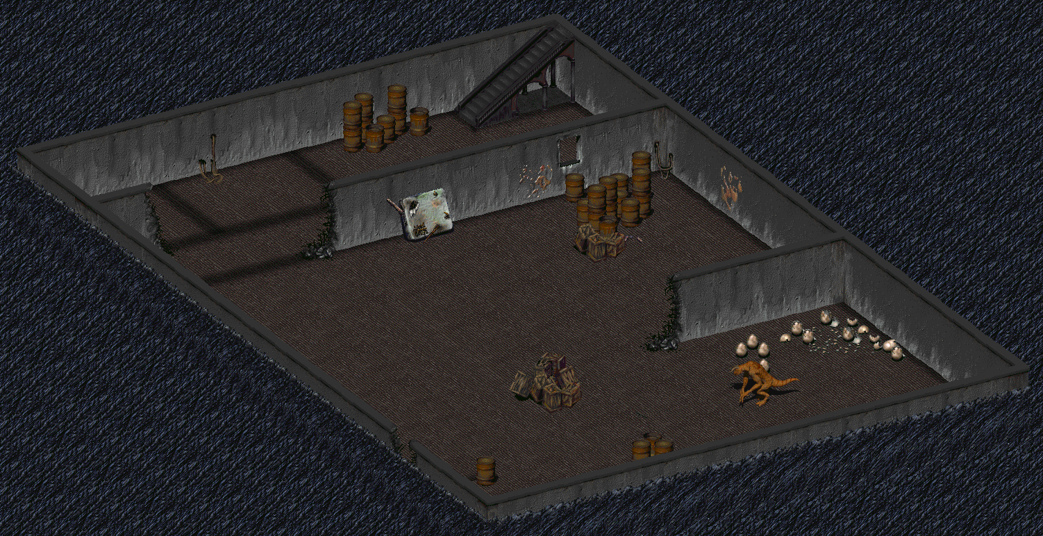 Fallout 1 могильник карта