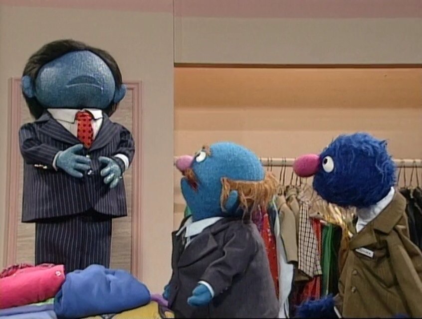 Grover and Mr. Johnson - Muppet Wiki